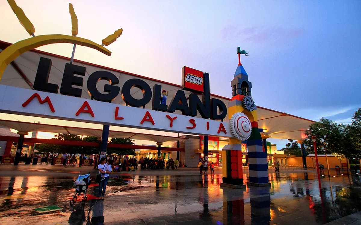 Family resort arrival area for Legoland Malaysia transfer